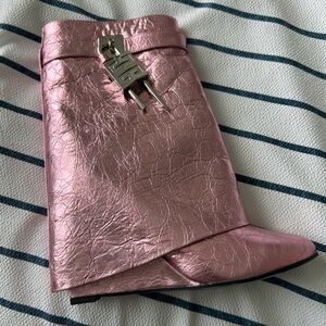 Givenchy Pink Ankle Boots